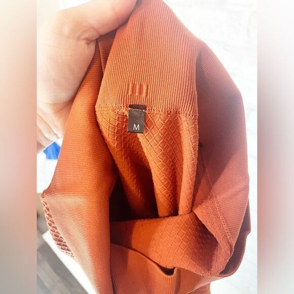 Vitality Balance Athletica Energy Seamless Leggings Burnt Orange - Picture 4 of 6